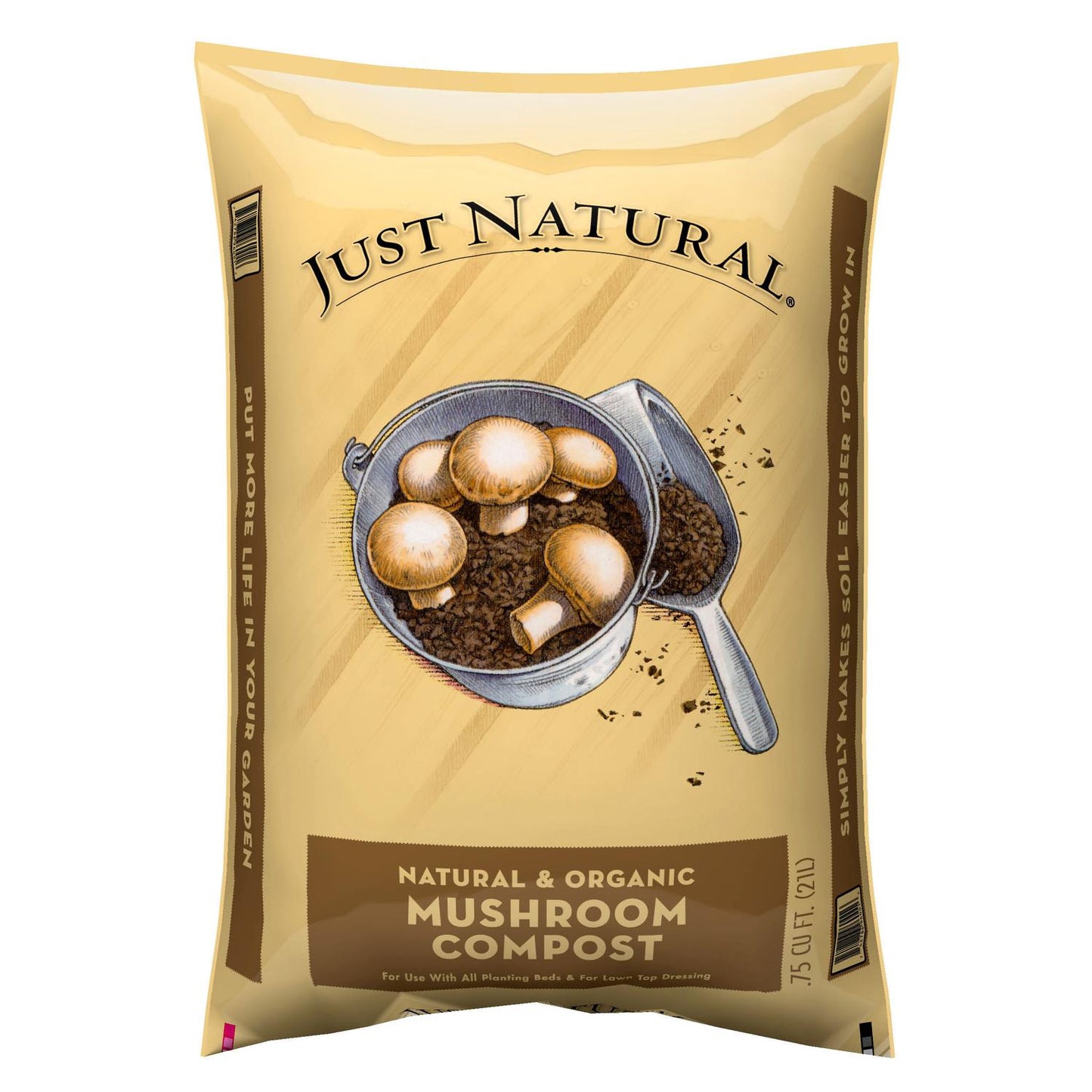 Just Natural Organic Mushroom Compost 0.75 Cu Ft