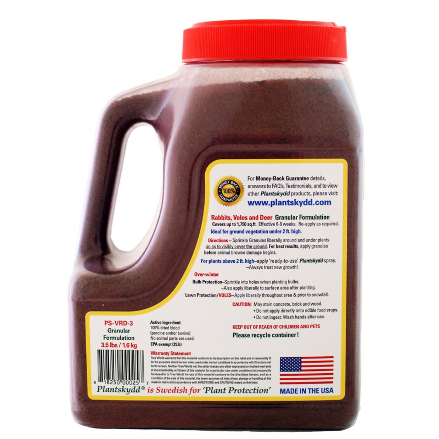  Plantskydd Animal Repellent Granules For Deer And Rabbits 3.5 Lb