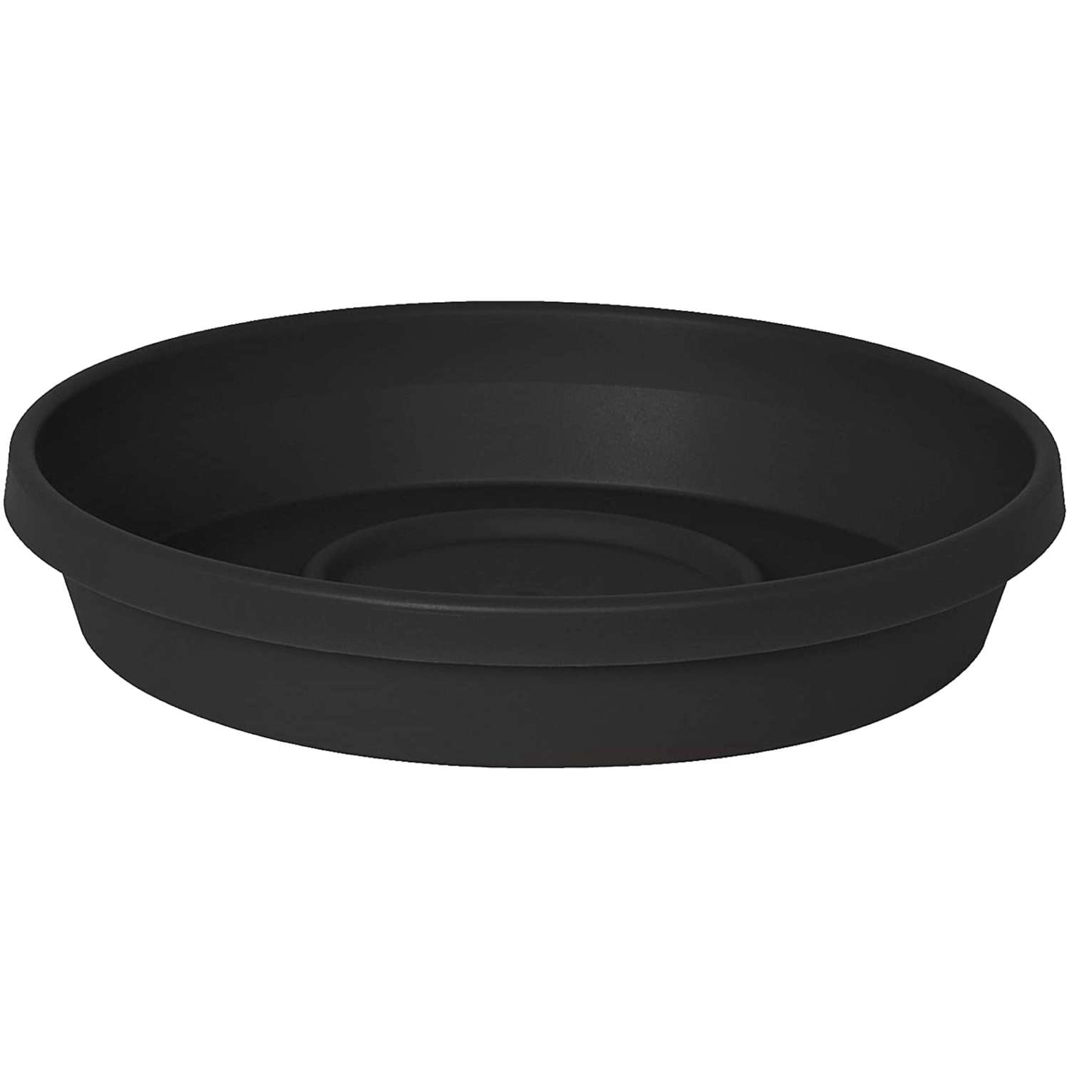  Bloem Terra 3.5 In. H X 20 In. W X 20 In. D X 24 In. D Plastic Solid Plant Saucer Black