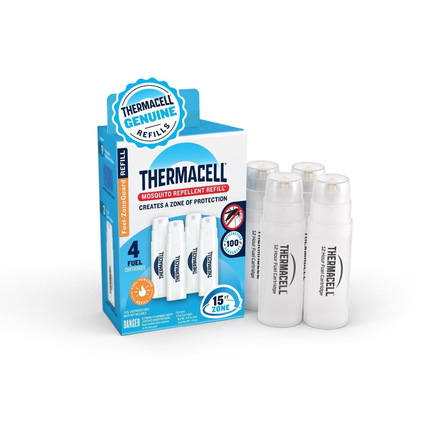  Thermacell Insect Repellent Refill Cartridge For Mosquitoes/Other Flying Insects 4 Pk