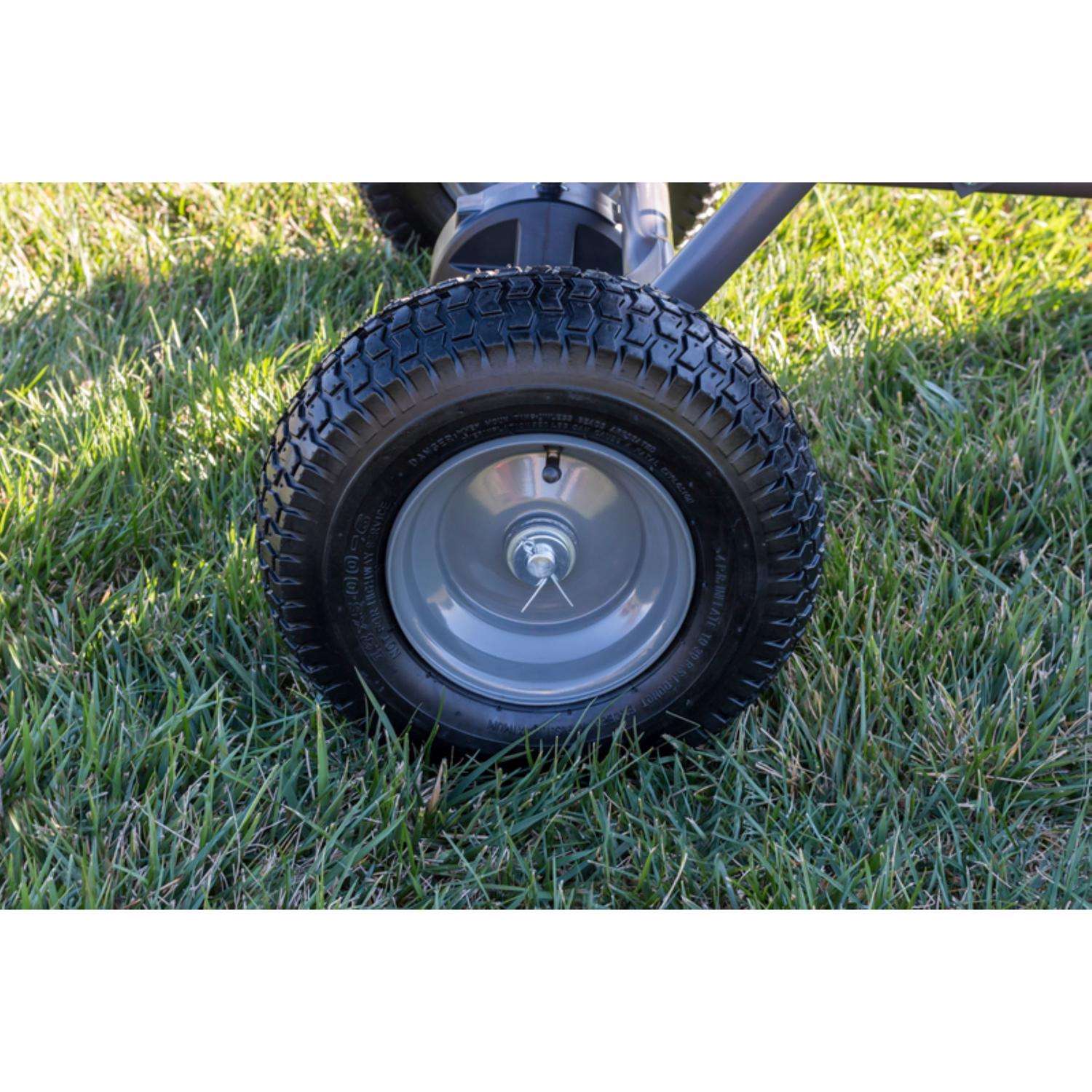  Agri-Fab 12 Ft. W Tow Behind Spreader For Fertilizer/Grass Seed/Ice Melt 185 Lb