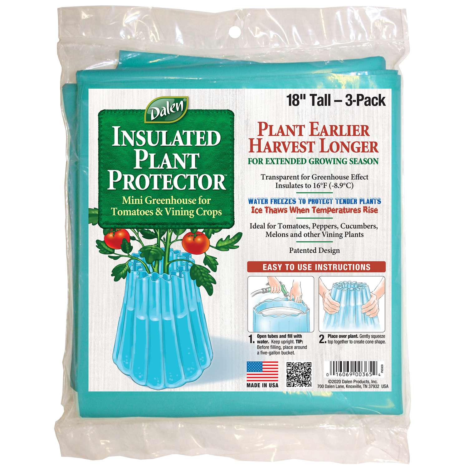  Gardeneer Season Starter 17 In. L X 18 In. W 3 Pk Plant Protector