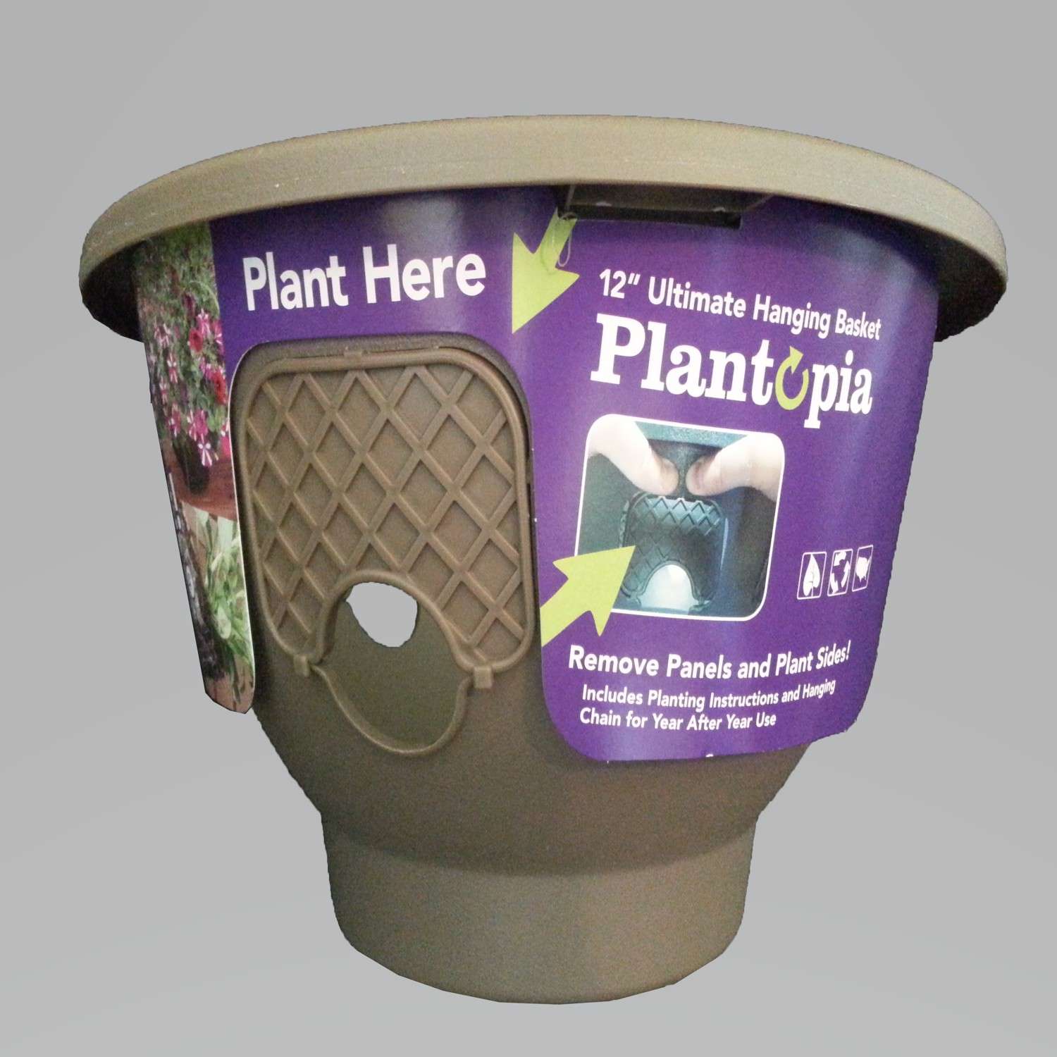  Dalen Plantopia Tan Plastic 12 In. H Plant Hanger 1 Pk