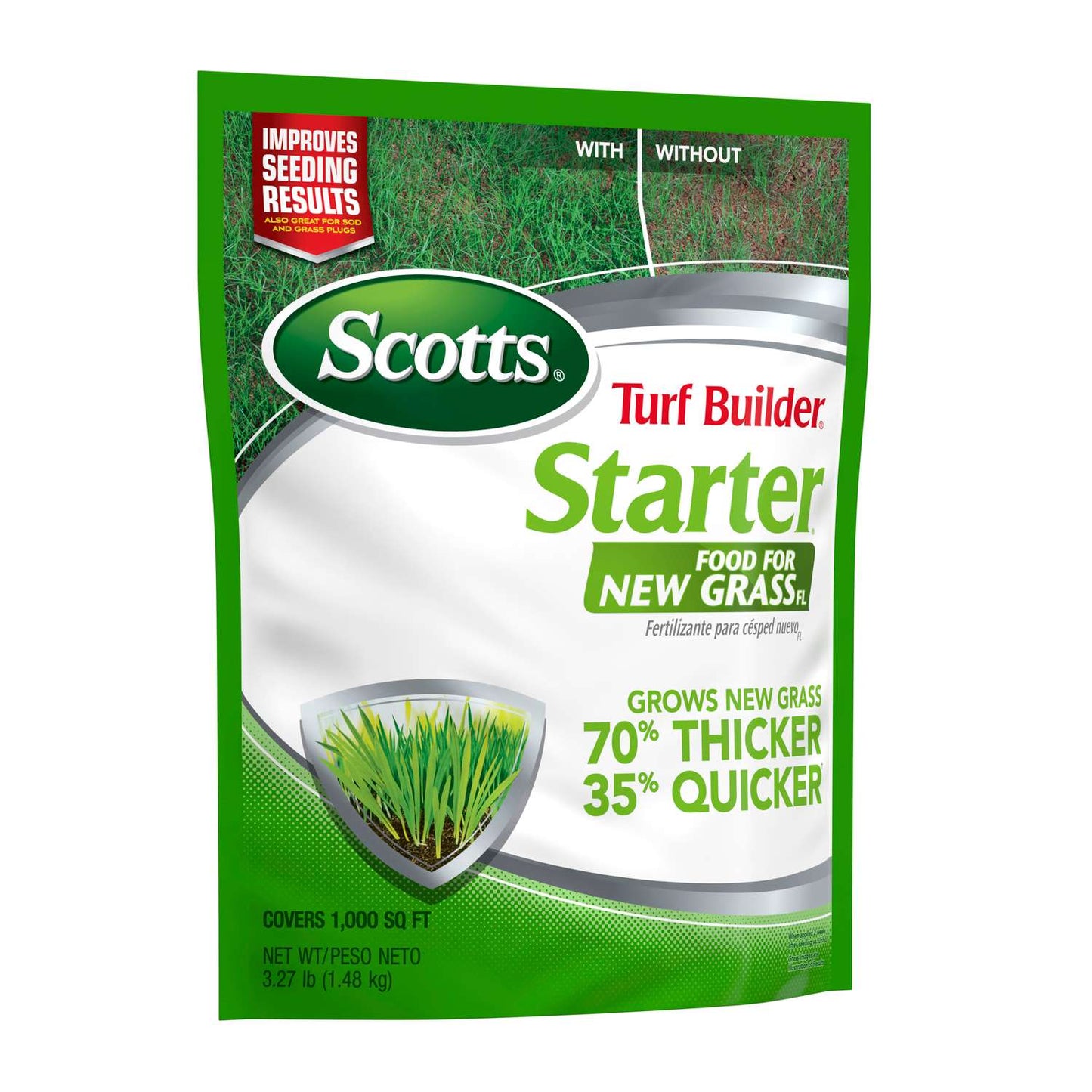  Scotts Turf Builder Lawn Starter Lawn Fertilizer For All Grasses 1000 Sq Ft