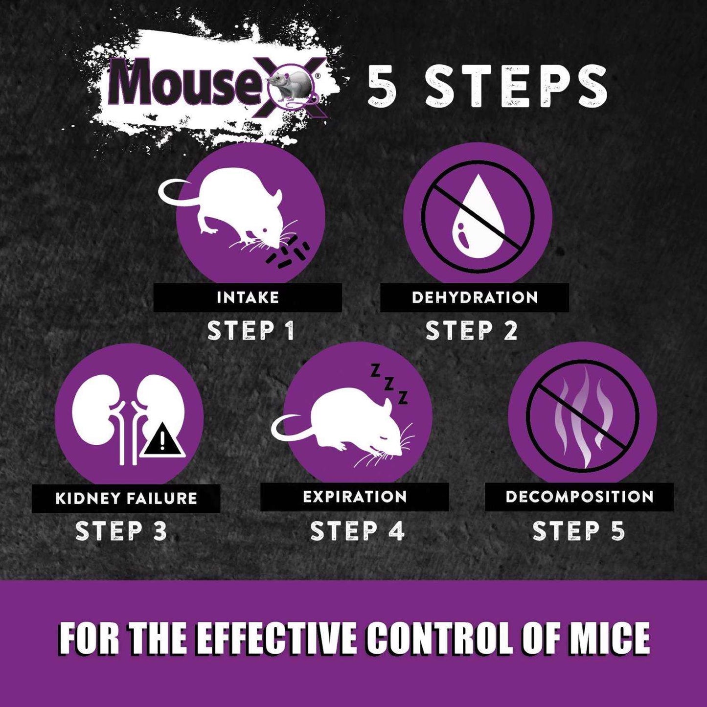  MouseX Non-Toxic Bait Pellets For Mice And Rats 6 Oz 2 Pk