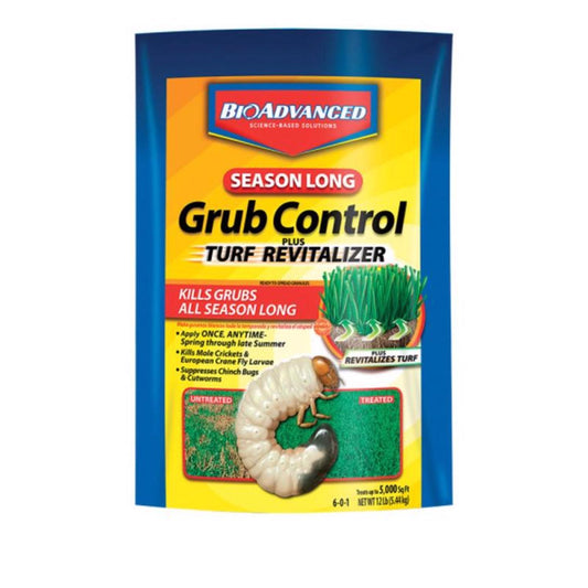  BioAdvanced Season Long Grub Control Plus Turf Revitalizer Granules 12 Lb