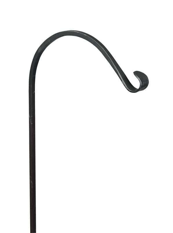  Panacea Black Steel 64 In. H Single Crook Plant Hook 1 Pk