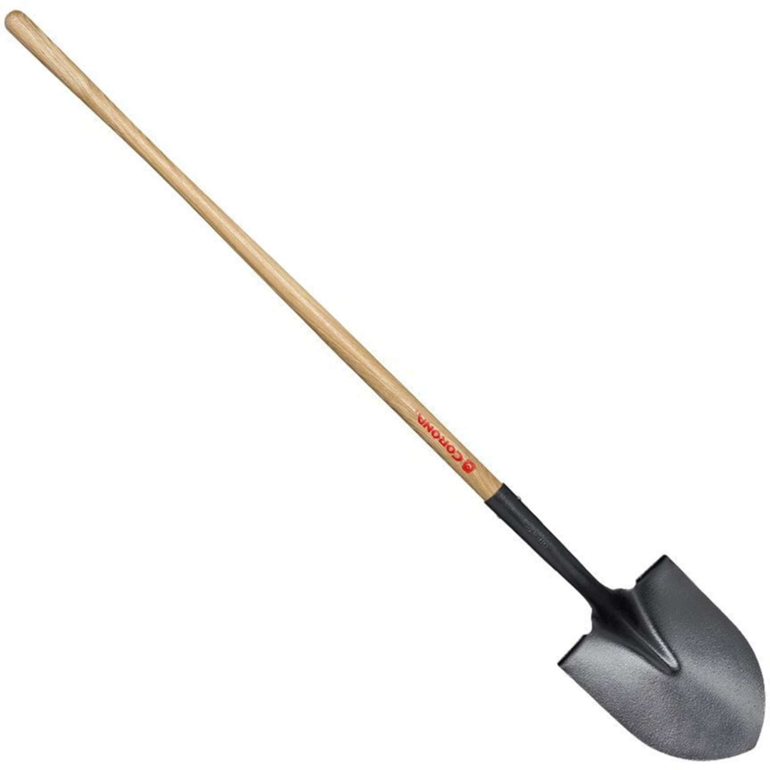  Corona 58.5 In. Steel Round Shovel Wood Handle