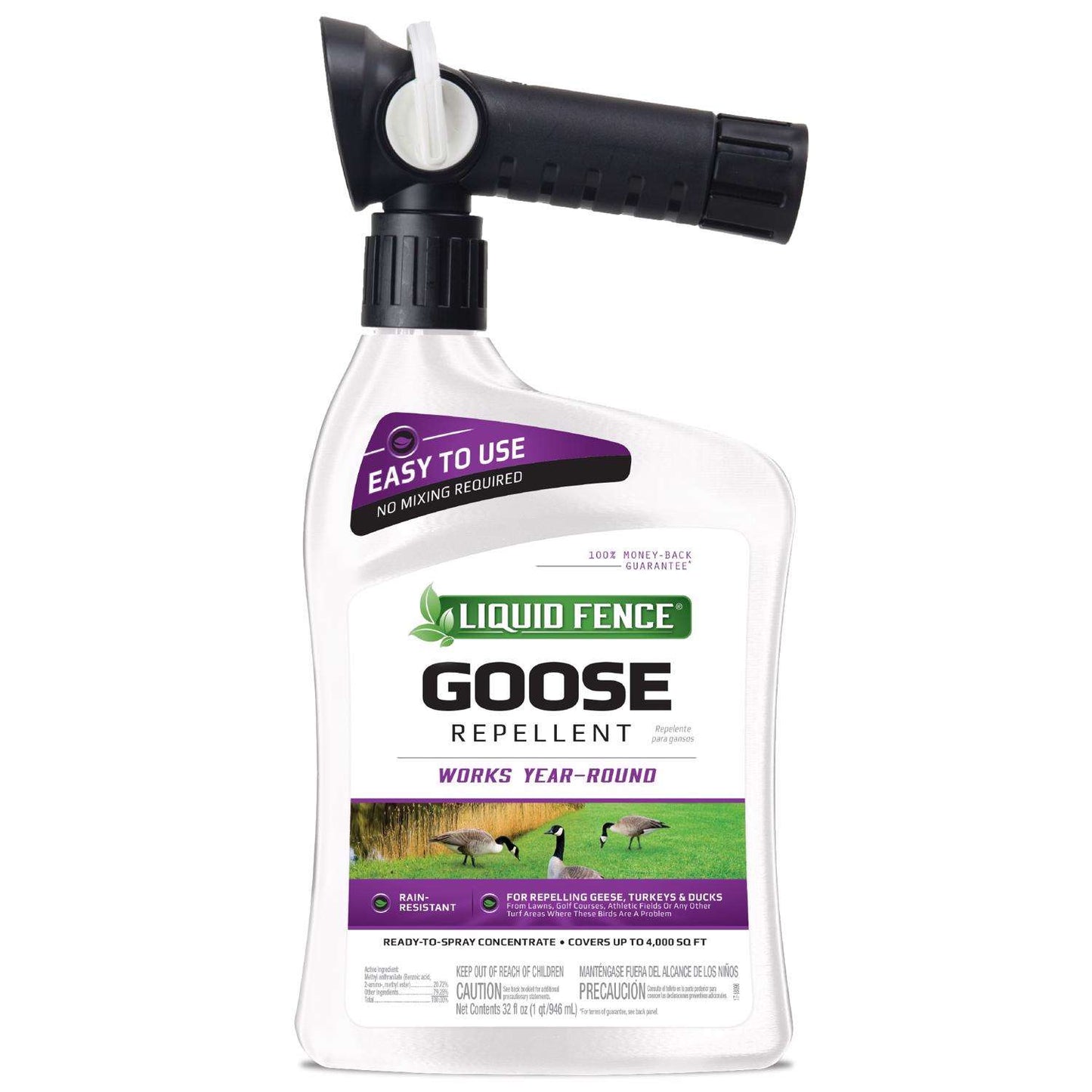  Liquid Fence Animal Repellent Concentrate For Duck And Goose 32 Oz
