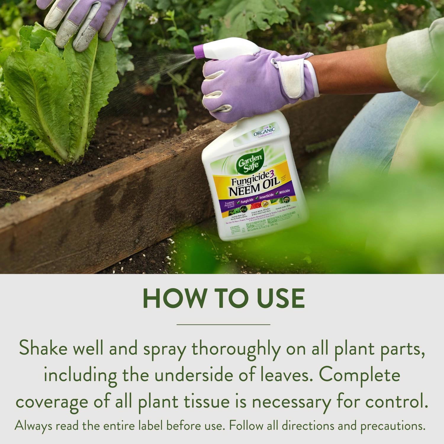  Garden Safe Organic Liquid Fungicide 32 Oz