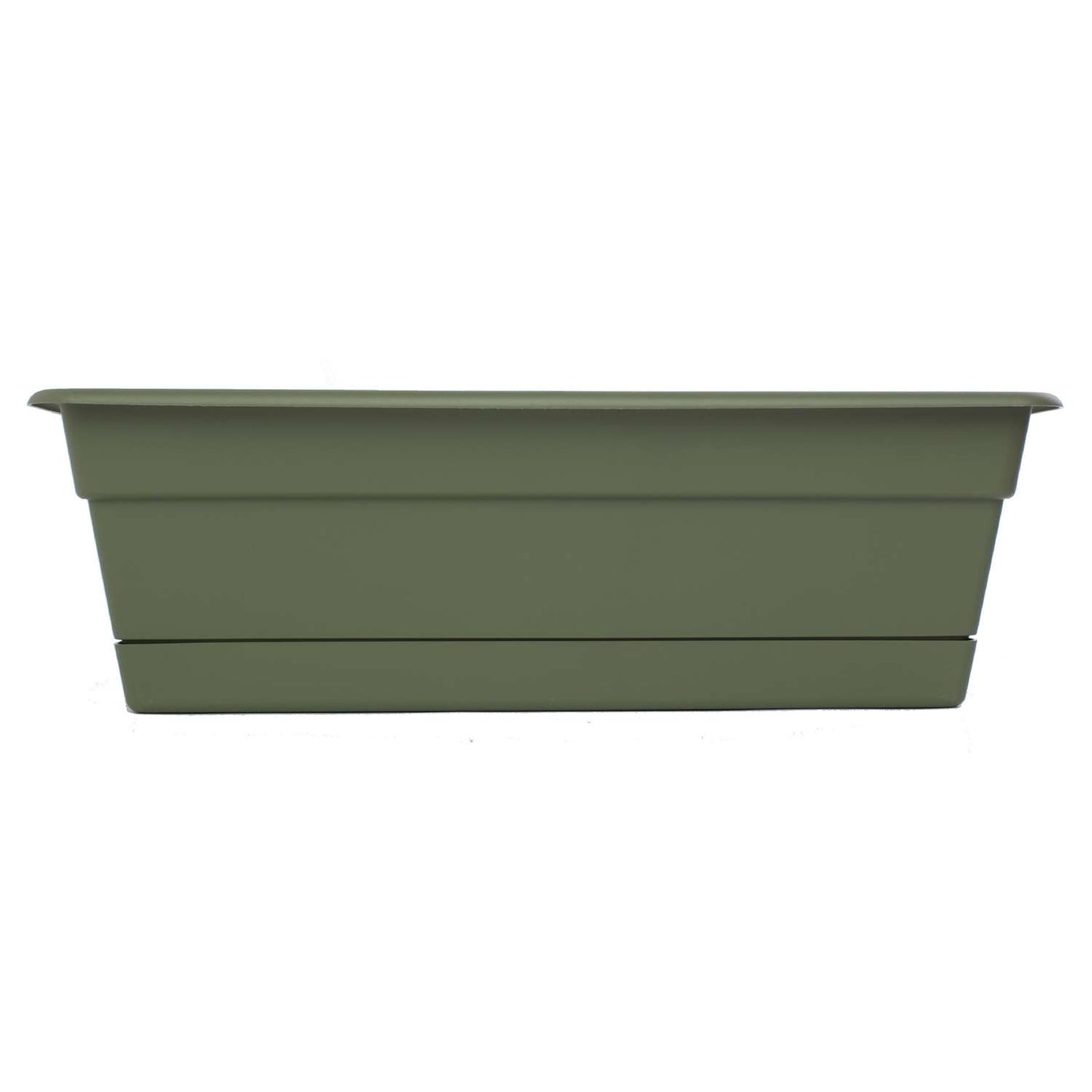  Bloem 5.75 In. H X 18 In. W X 7.5 In. D Plastic Window Box Green