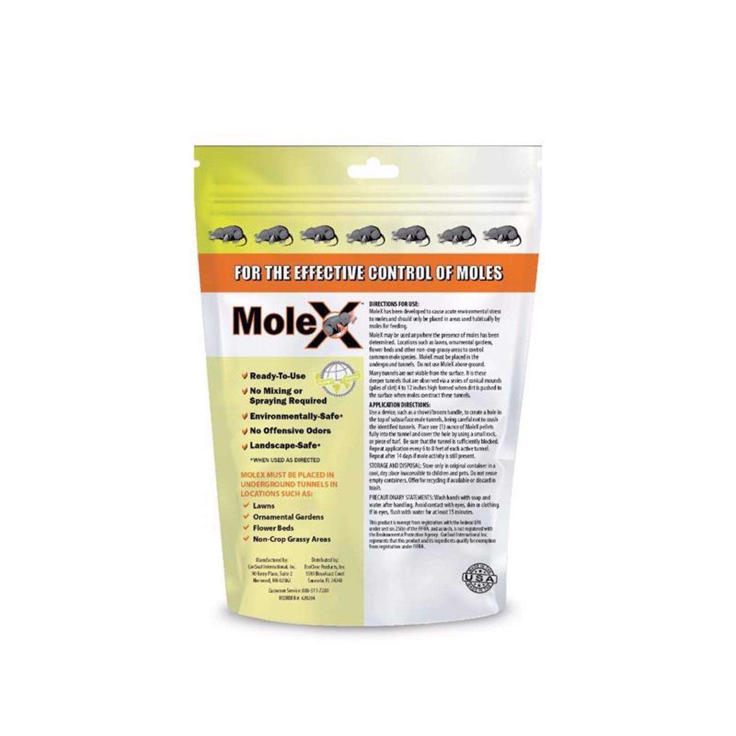  MoleX Non-Toxic Bait Pellets For Moles 8 Oz 1 Pk