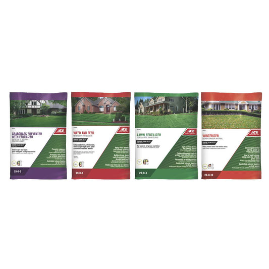  Ace 4 Step Annual Program Lawn Fertilizer For All Grasses 15000 Sq Ft
