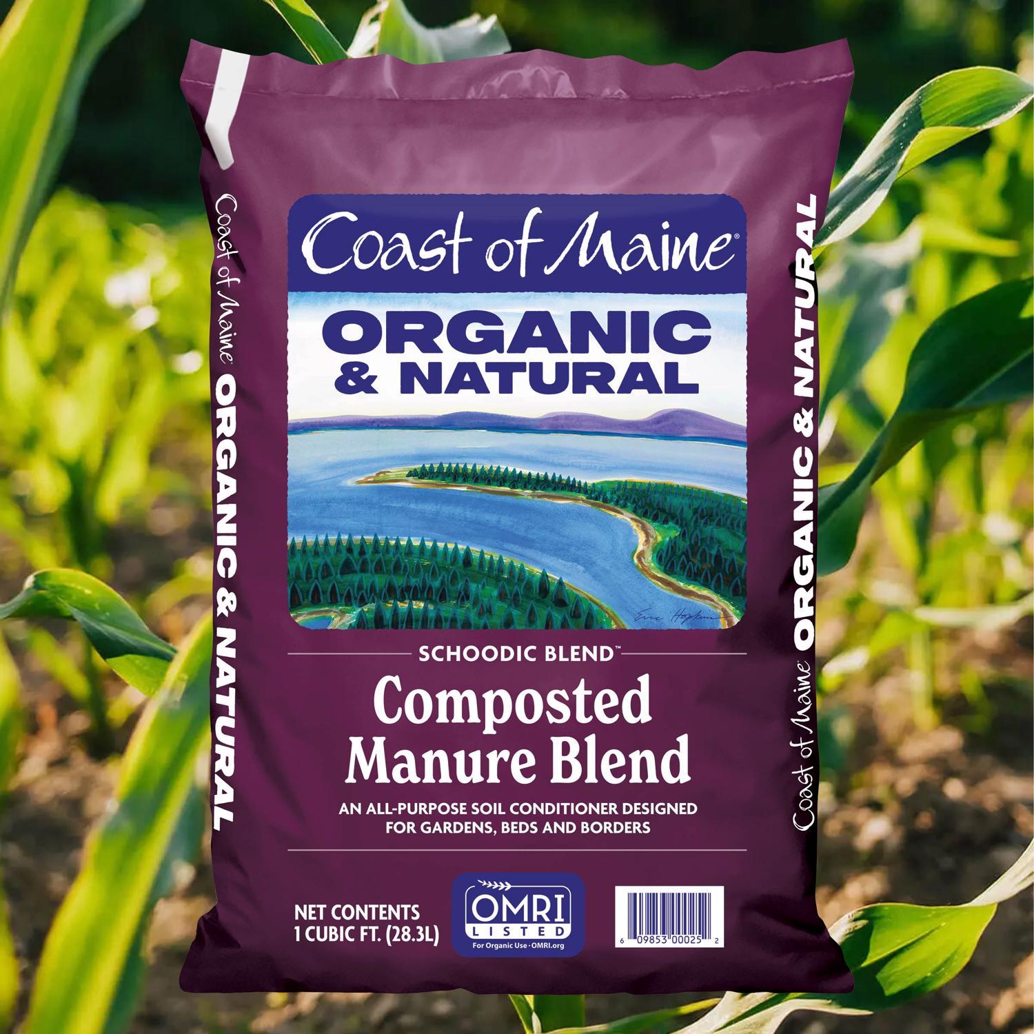 Coast Of Maine Schoodic Blend Organic Cow Manure 1 Cu Ft 2 Ft³