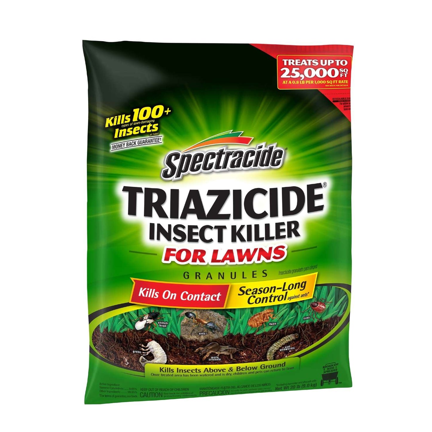  Spectracide Triazicide Insect Killer Granules 20 Lb