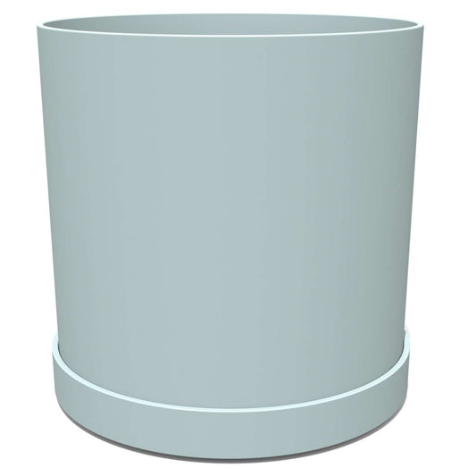  Bloem Mathers 9.625 In. H X 18 In. D Resin Planter Misty Blue