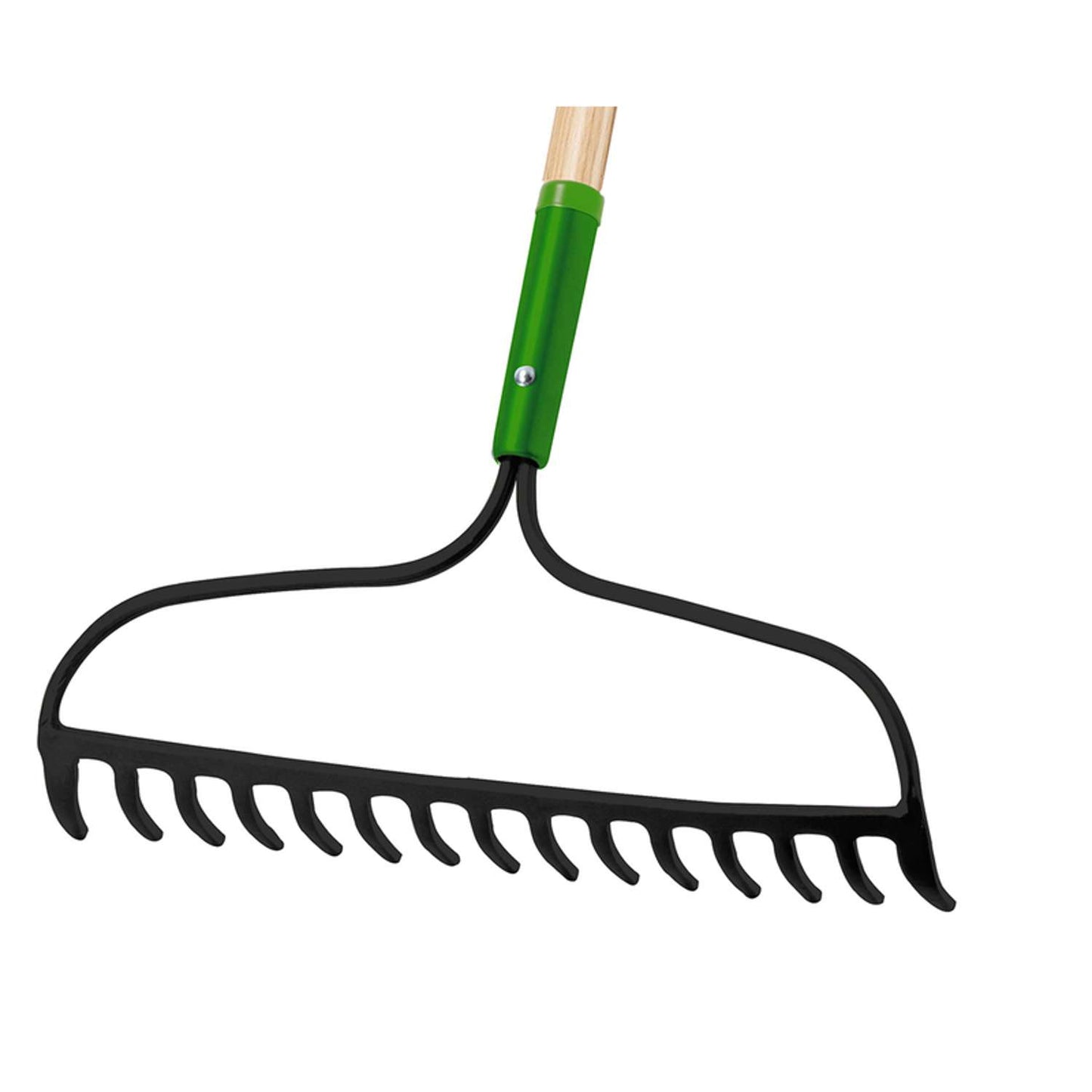  John Deere 66 In. 15 Tine Steel Bow Rake Wood Handle