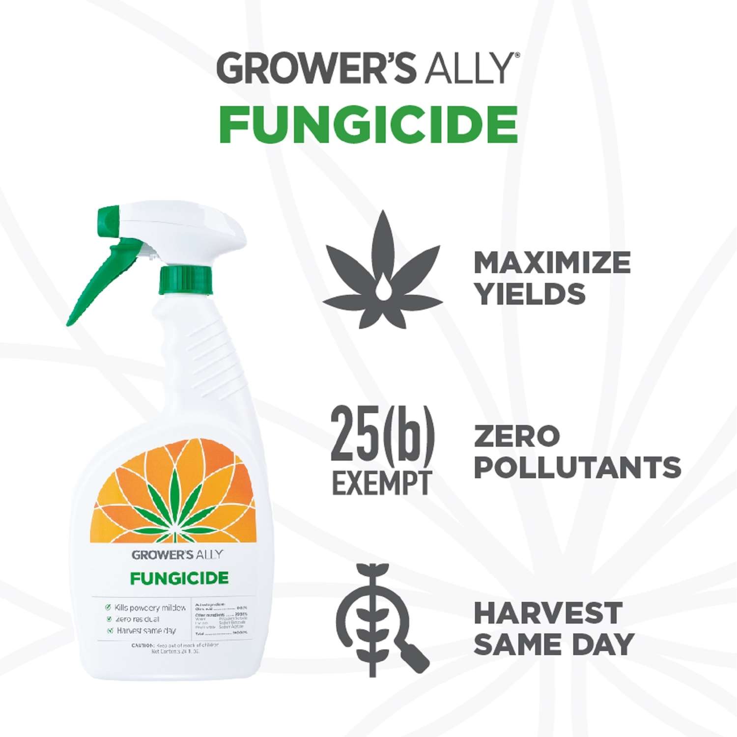  Grower's Ally Organic Liquid Fungicide 24 Oz