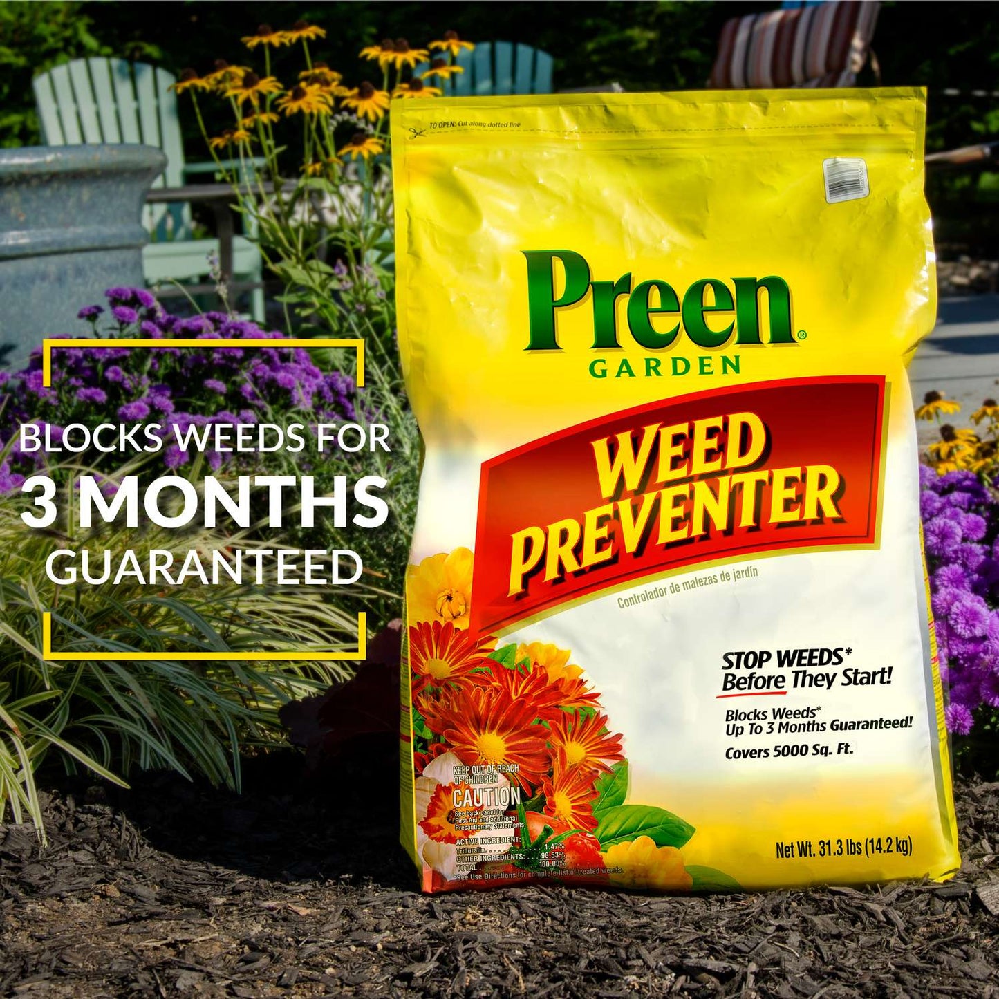  Preen Weed Preventer Granules 31.3 Lb