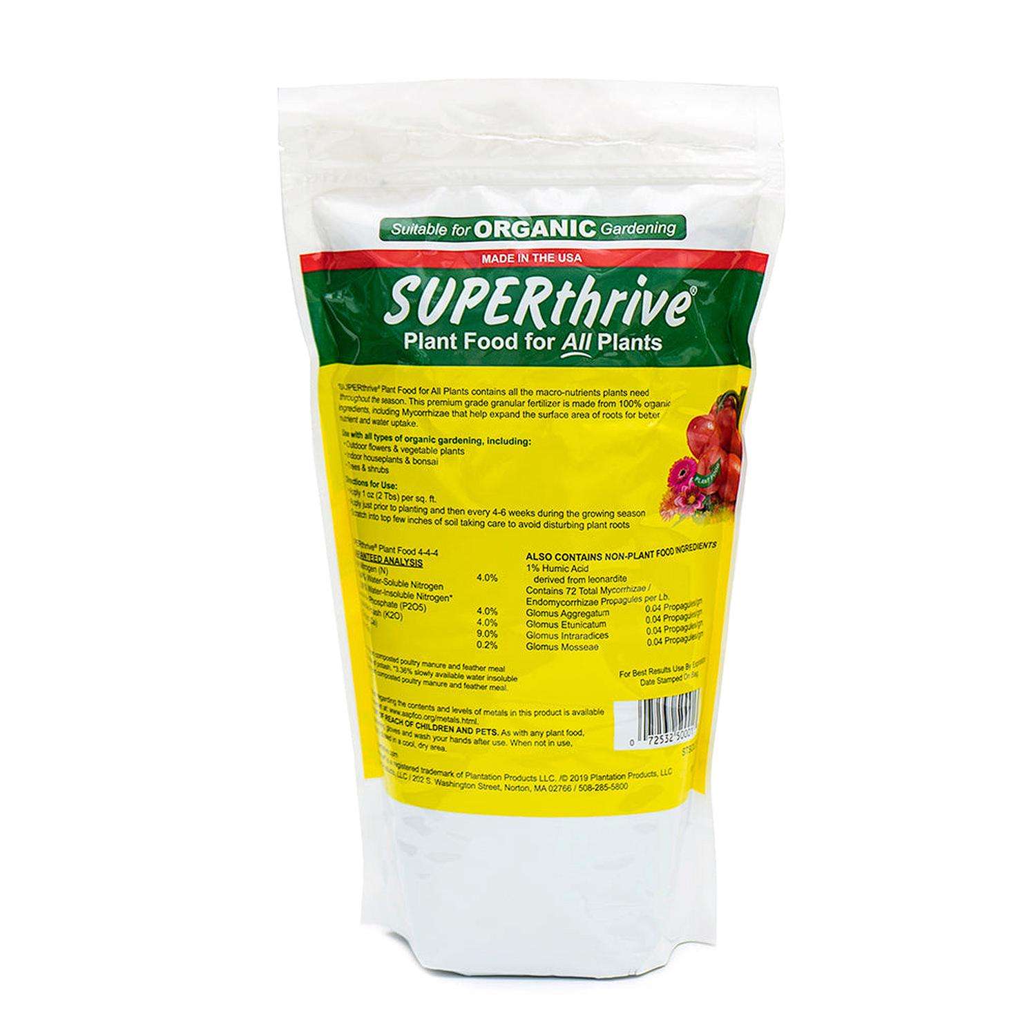  SUPERthrive Organic Granules Multiple Plant Food 2.2 Lb