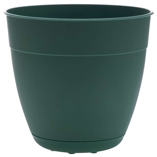  Bloem Dayton Ocean 11.25 In. H X 12 In. D Plastic Planter Turtle Green