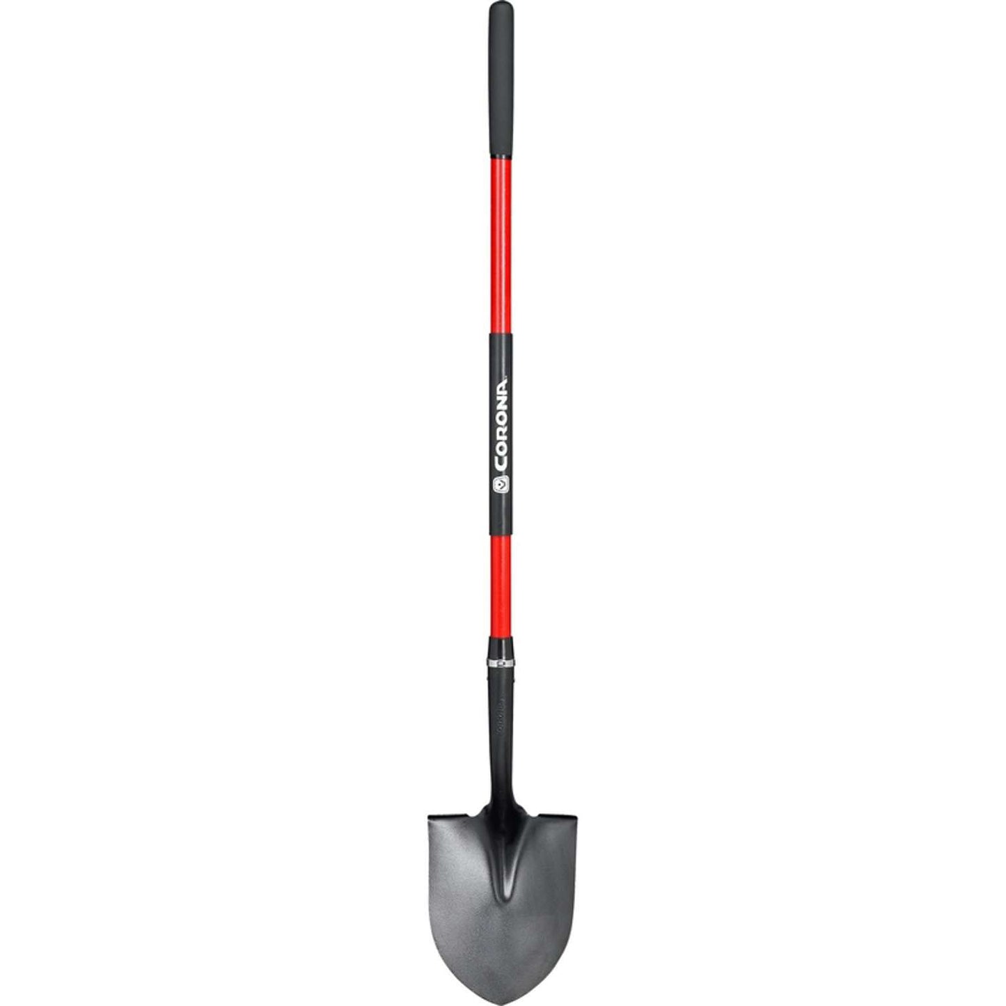  Corona 59 In. Steel Round Digging Shovel Fiberglass Handle