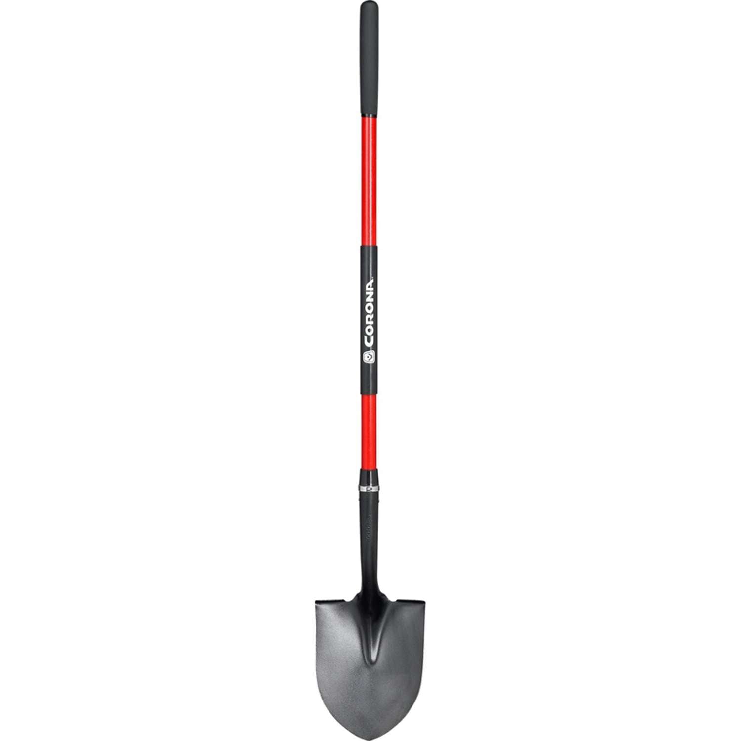 Corona 59 In. Steel Round Digging Shovel Fiberglass Handle