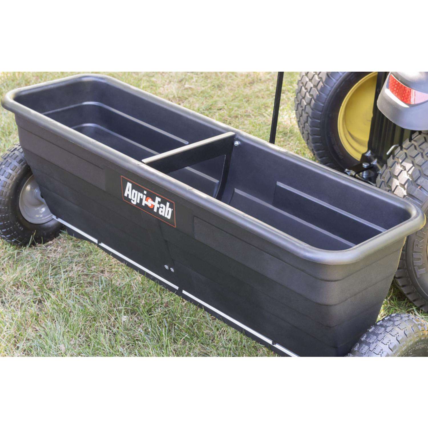  Agri-Fab 3.5 Ft. W Tow Behind Spreader For Fertilizer/Grass Seed/Ice Melt 175 Lb