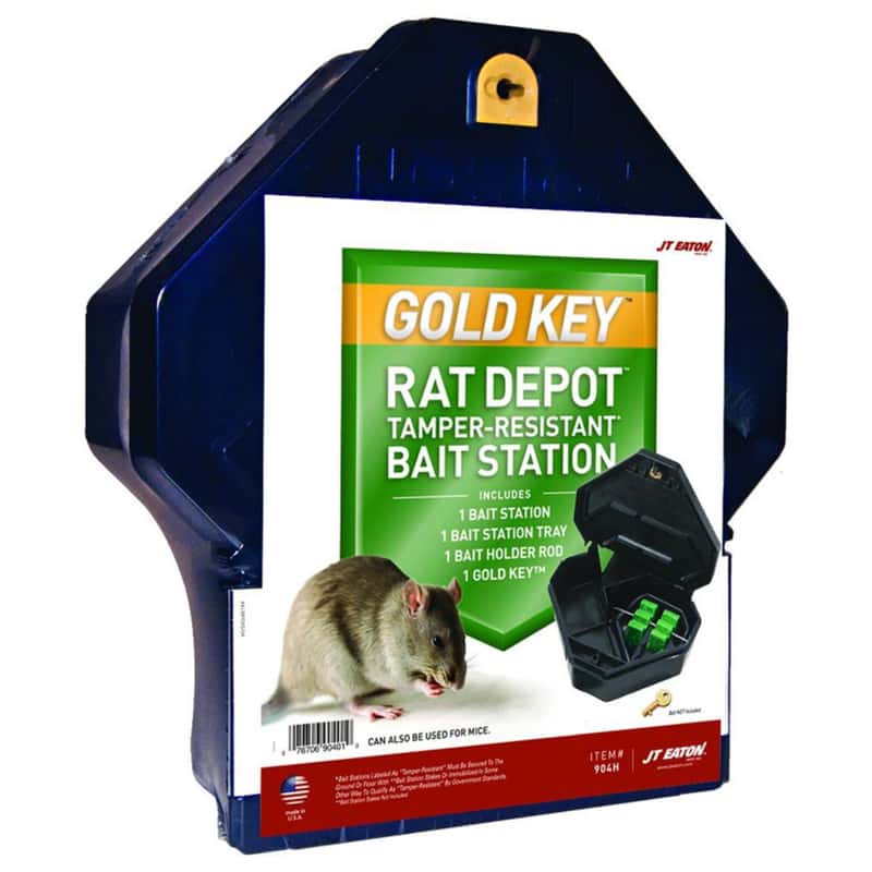  JT Eaton Gold Key Non-Toxic Bait Station Blocks For Mice And Rats 0 Lb 1 Pk
