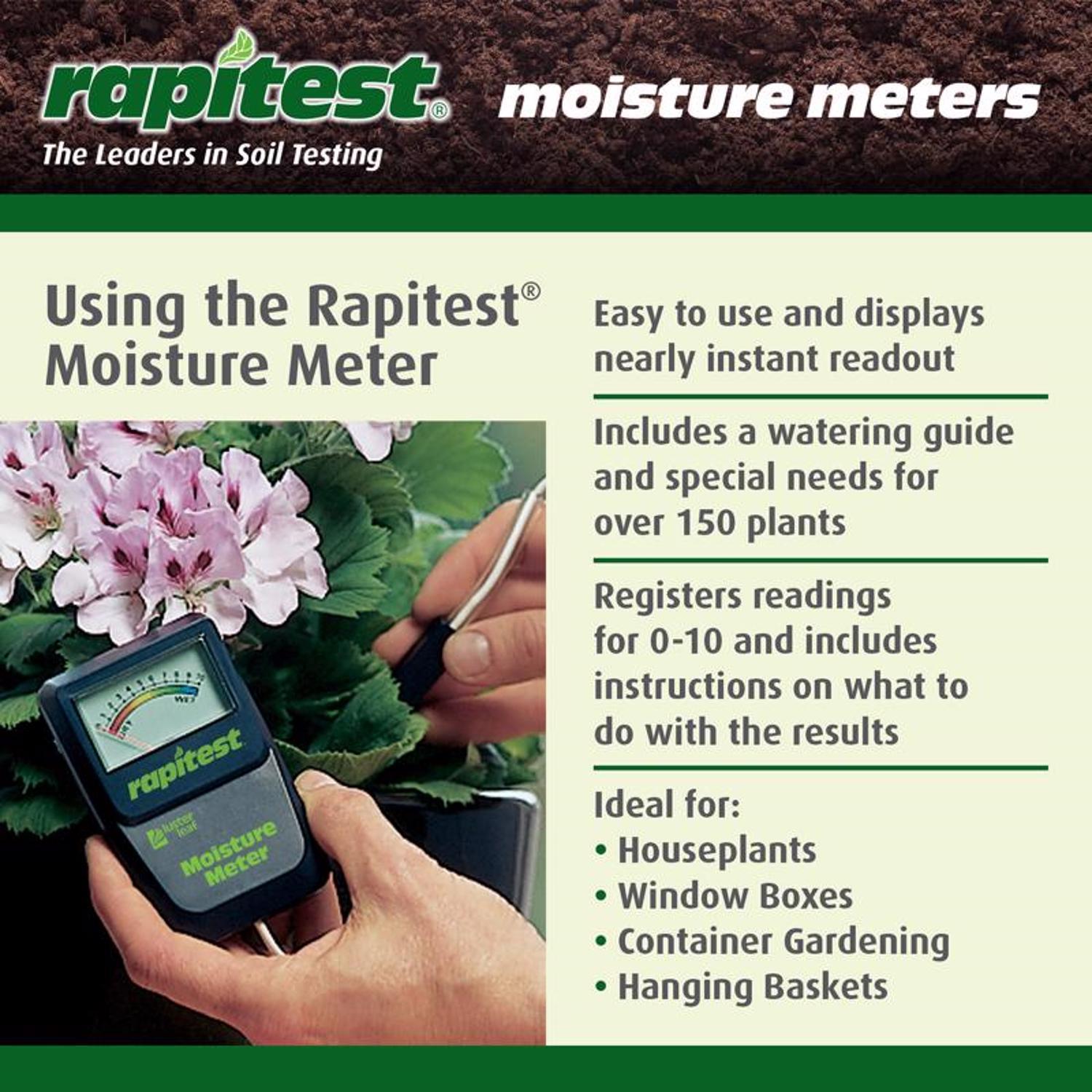  Luster Leaf Analog Moisture Meter 1 Pk