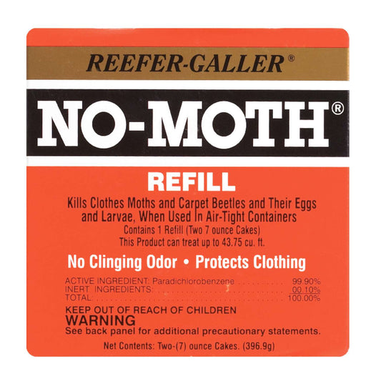  Reefer-Galler NO-MOTH Moth Balls 7 Oz