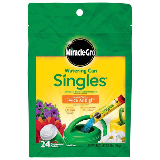  Miracle-Gro Watering Can Singles Powder All Purpose Plant Food 24 Pk