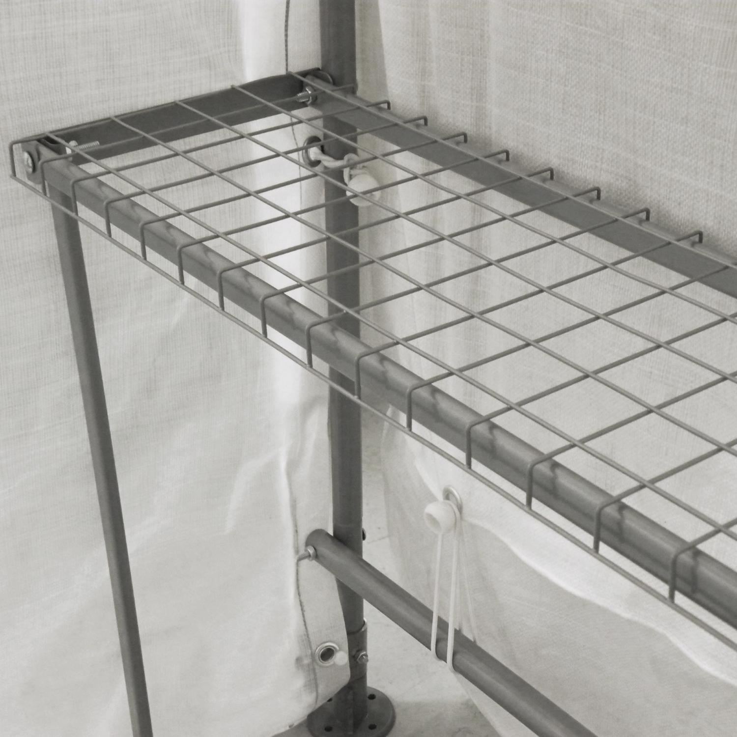  ShelterLogic GrowIt Translucent 96 In. W X 72 In. D X 78 In. H Peak Style Greenhouse