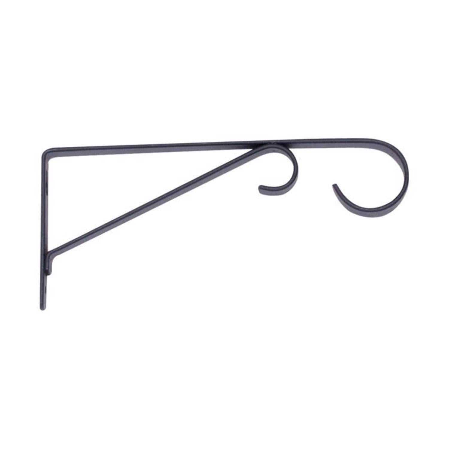  Living Accents Black Steel 9 In. H Straight With Loop Plant Hook 1 Pk