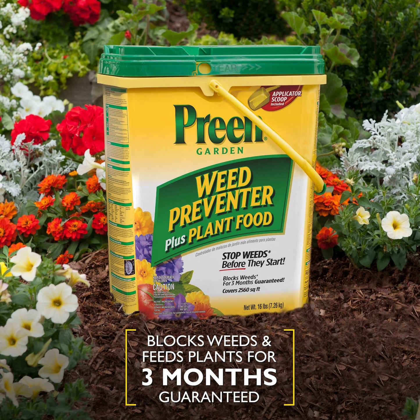  Preen Granules Weed Preventer & Fertilizer 16 Lb