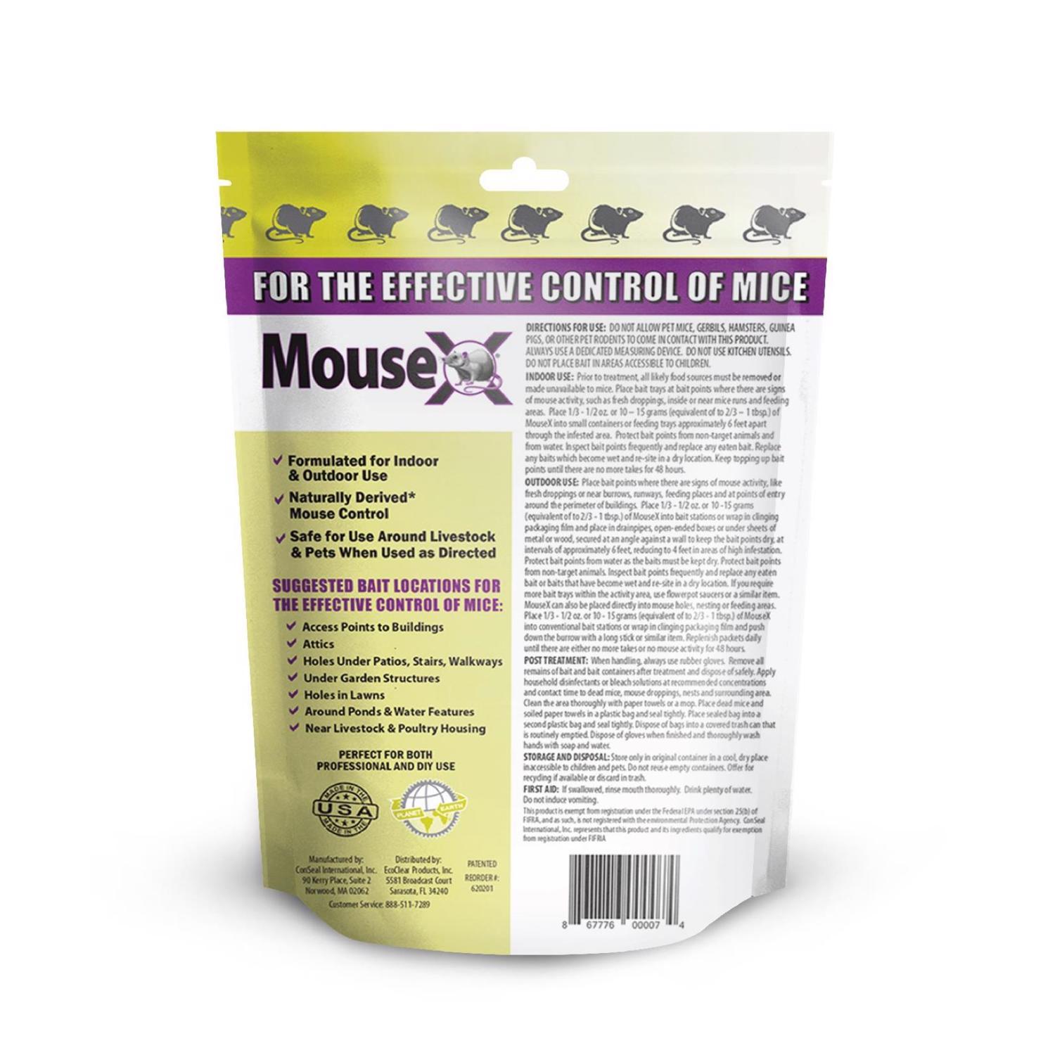  MouseX Non-Toxic Bait Pellets For Mice 8 Oz 1 Pk
