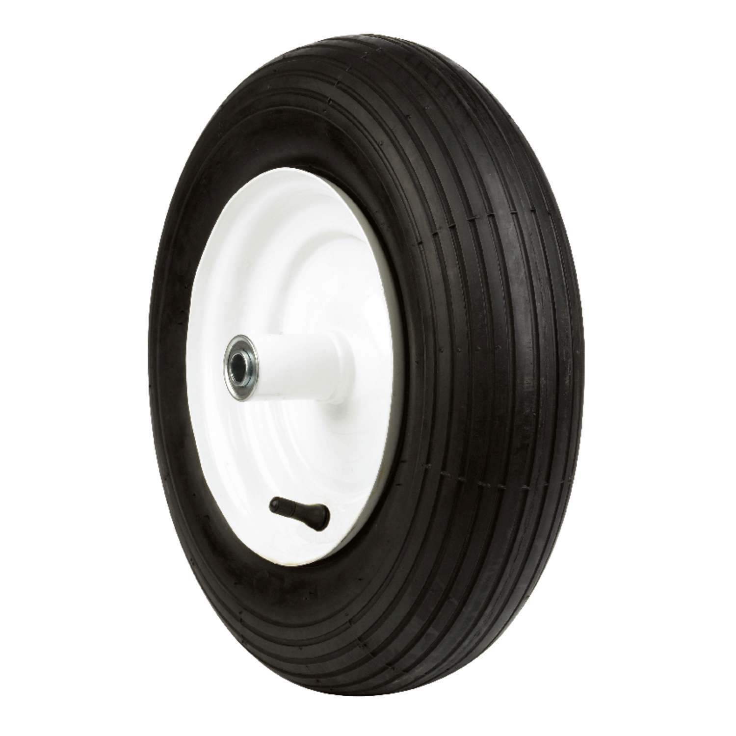  Arnold 8 In. D X 16 In. D 500 Lb. Cap. Centered Wheelbarrow Wheel Rubber 1 Pk