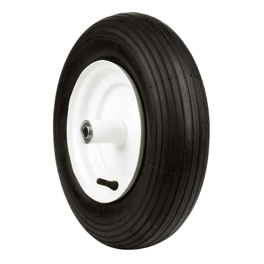  Arnold 8 In. D X 16 In. D 500 Lb. Cap. Centered Wheelbarrow Wheel Rubber 1 Pk