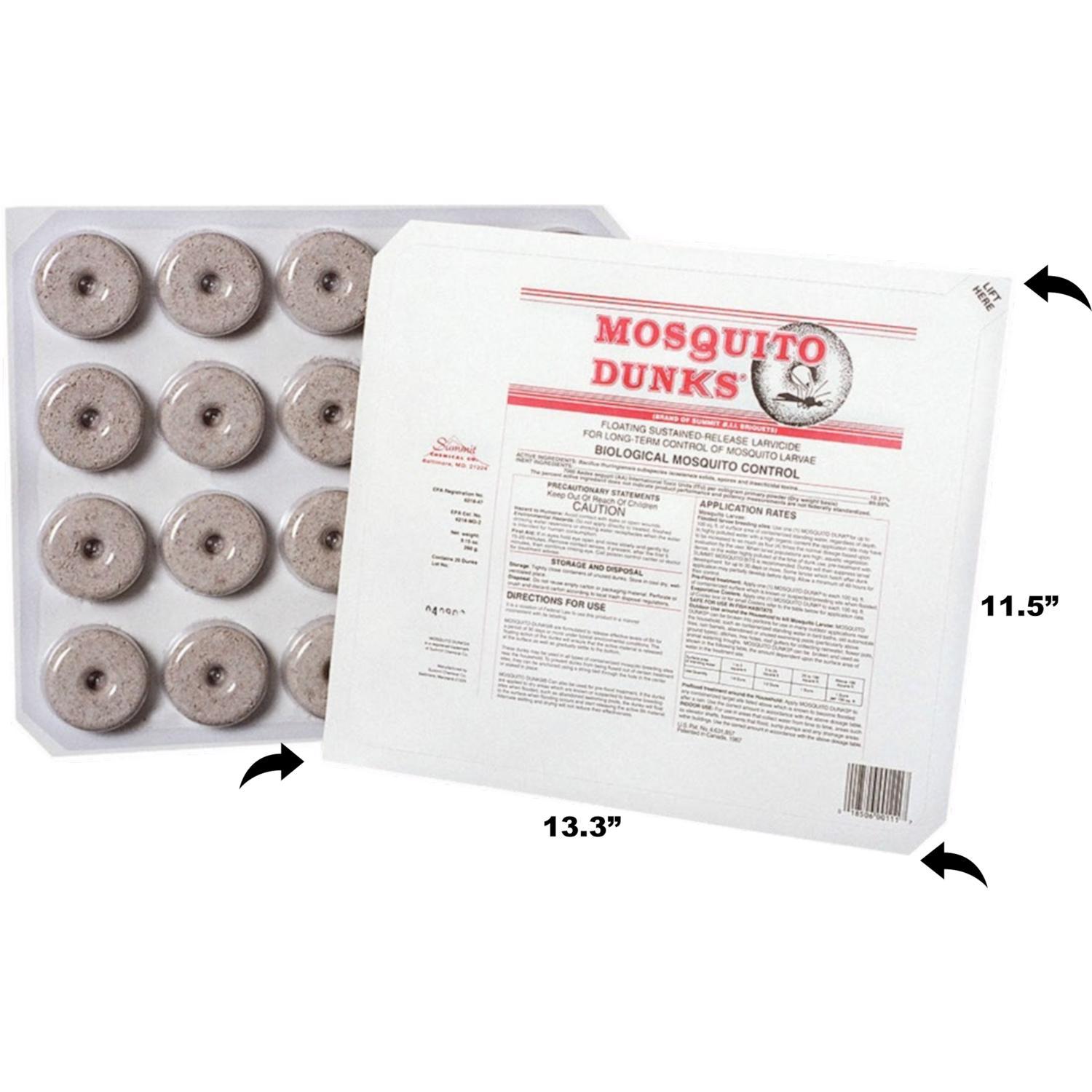  Summit Mosquito Dunks Insect Repellent Solid For Mosquitoes 20 Ct