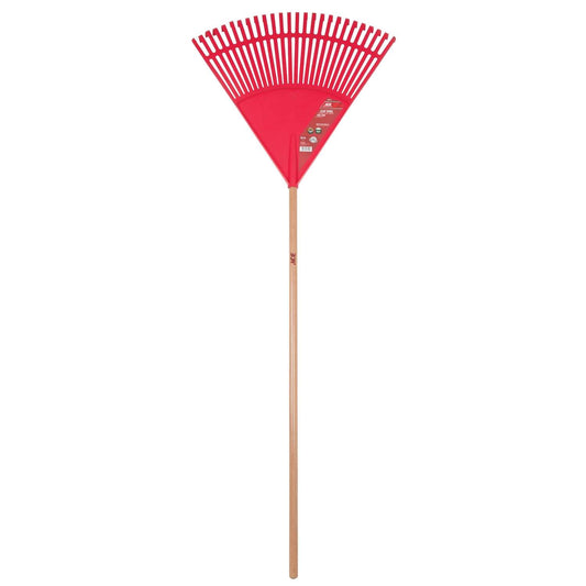  Ace 65 In. 26 Tine Poly Leaf Rake Wood Handle