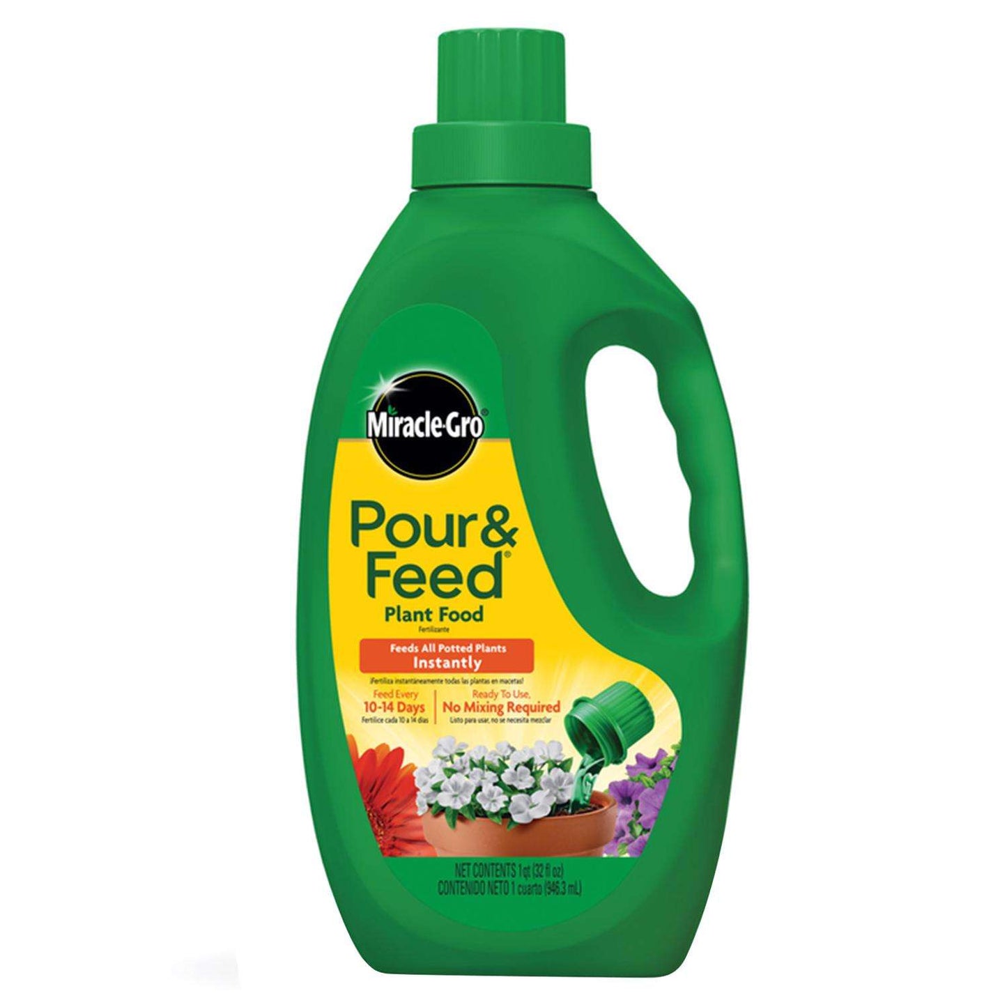  Miracle-Gro Pour & Feed Liquid Plant Food 32 Oz