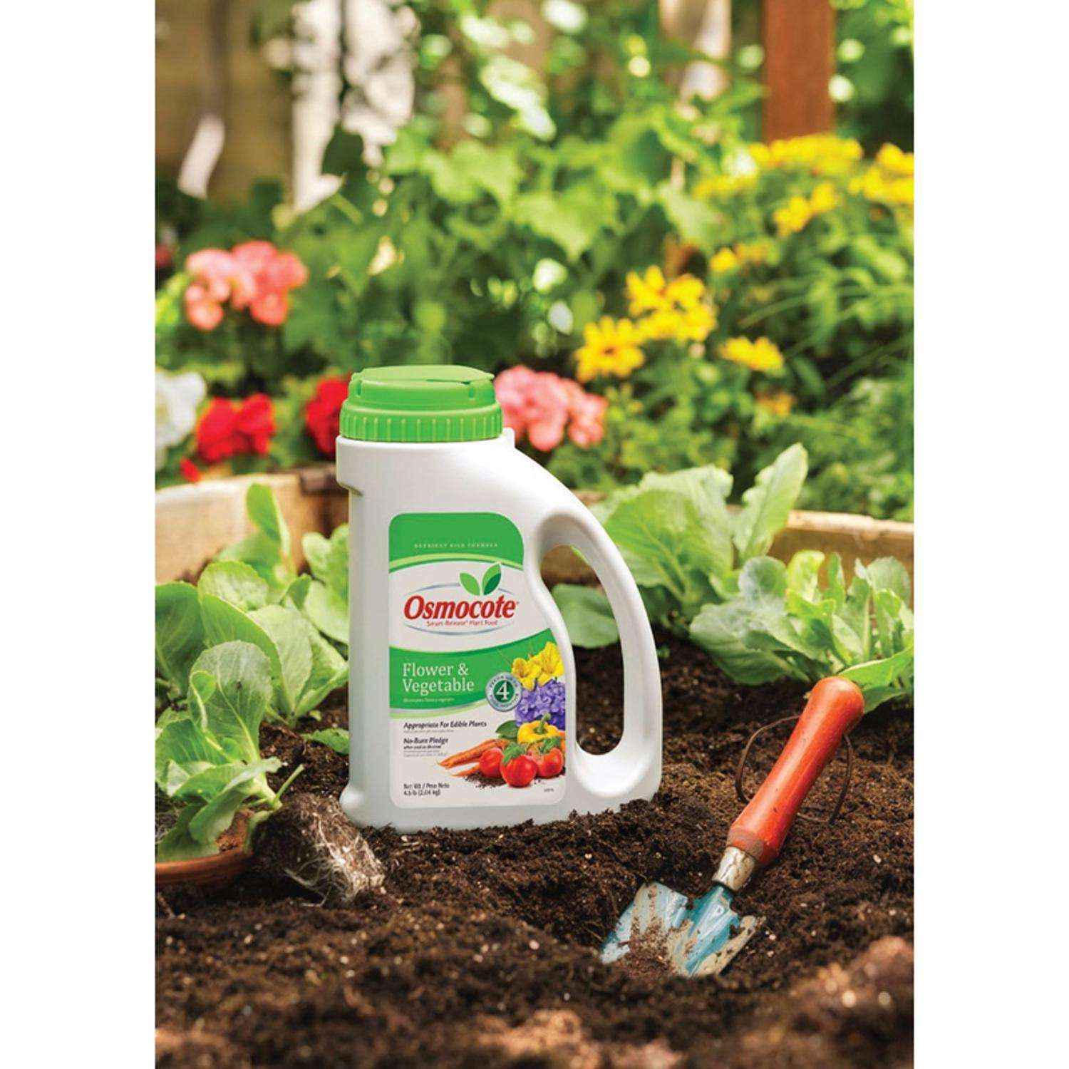  Osmocote Smart-Release Flower & Vegetable Granules Plant Food 4.5 Lb