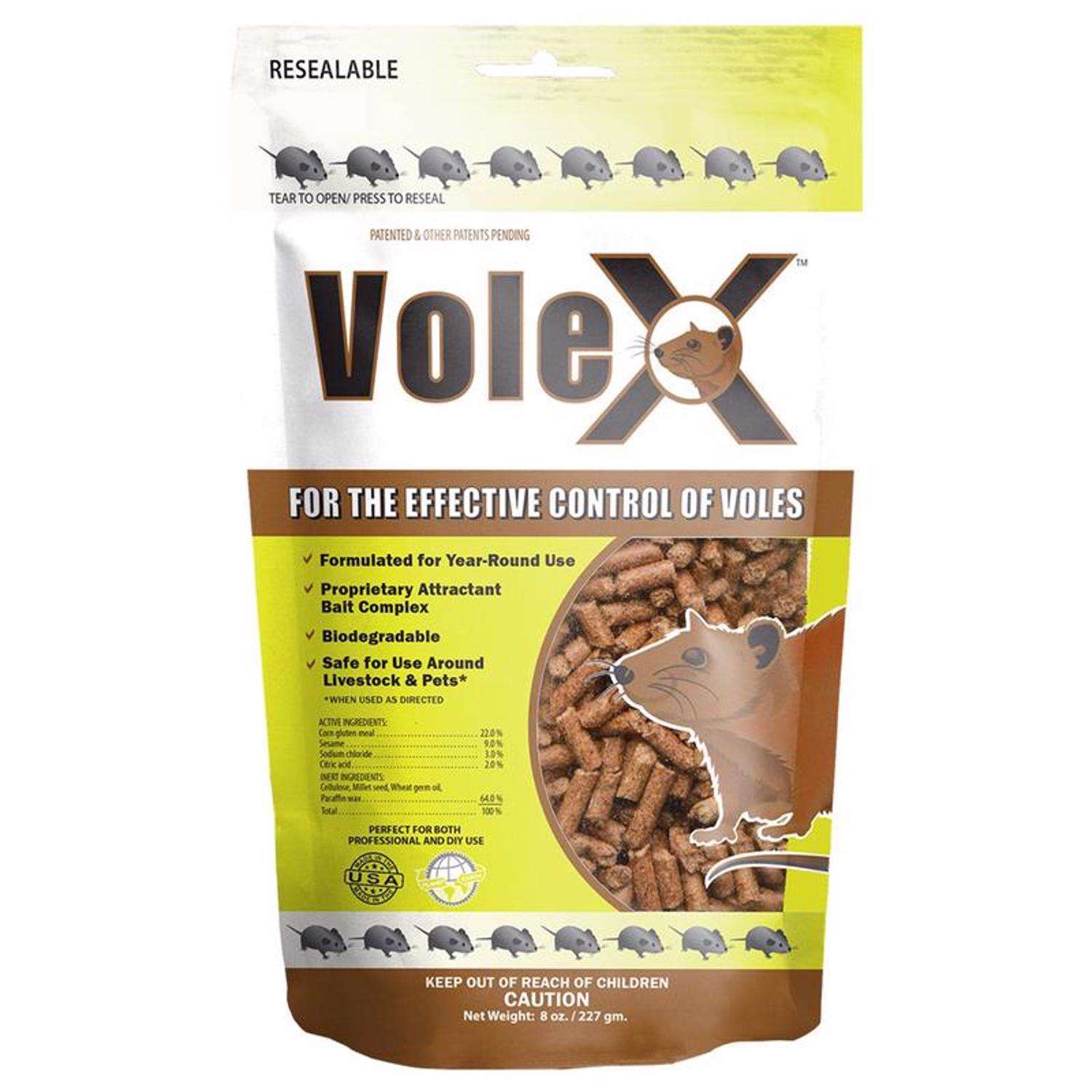  VoleX Non-Toxic Bait Pellets For Voles 8 Oz 1 Pk