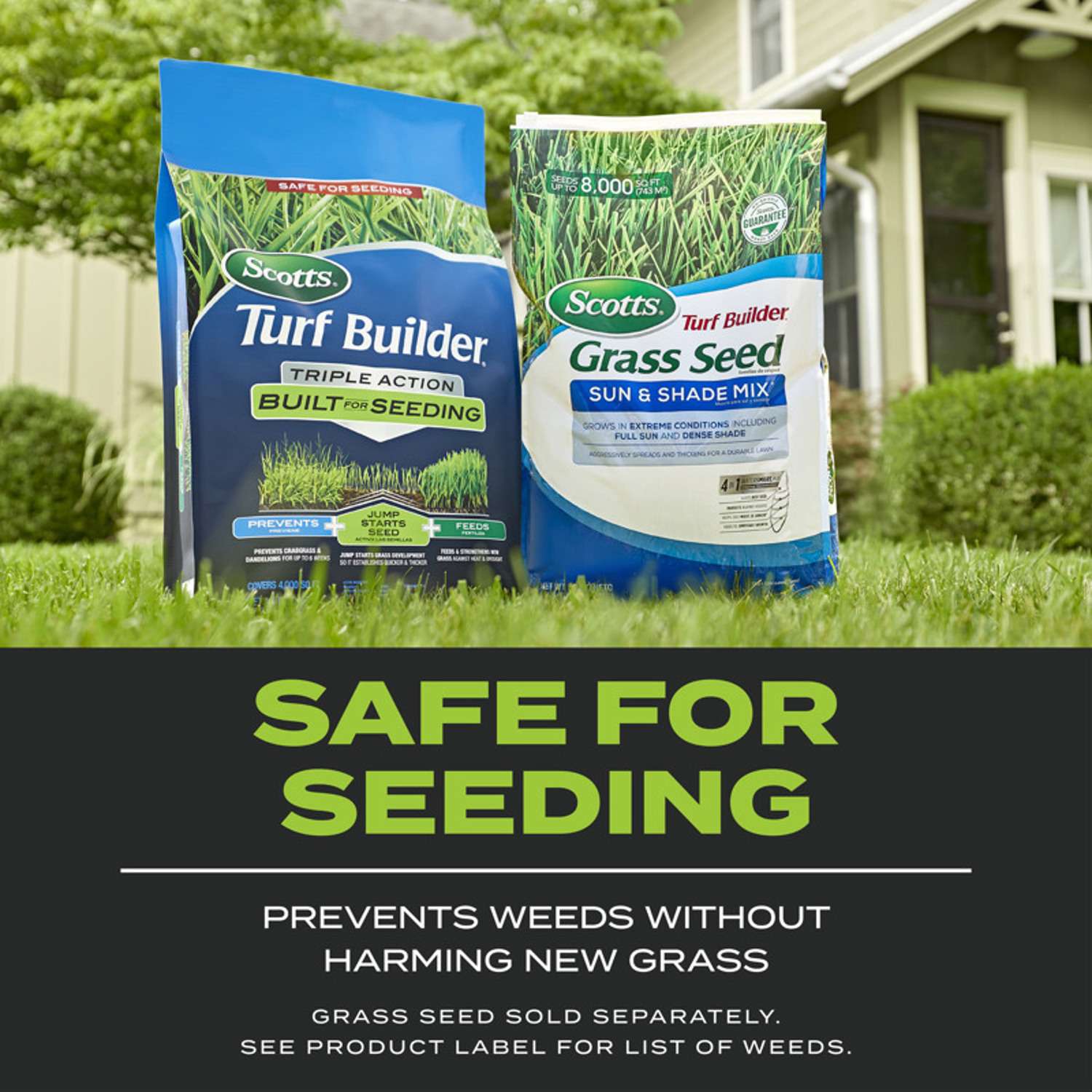  Scotts Turf Builder Pre Emergent Preventer & Fertilizer Lawn Fertilizer For All Grasses 4000 Sq Ft