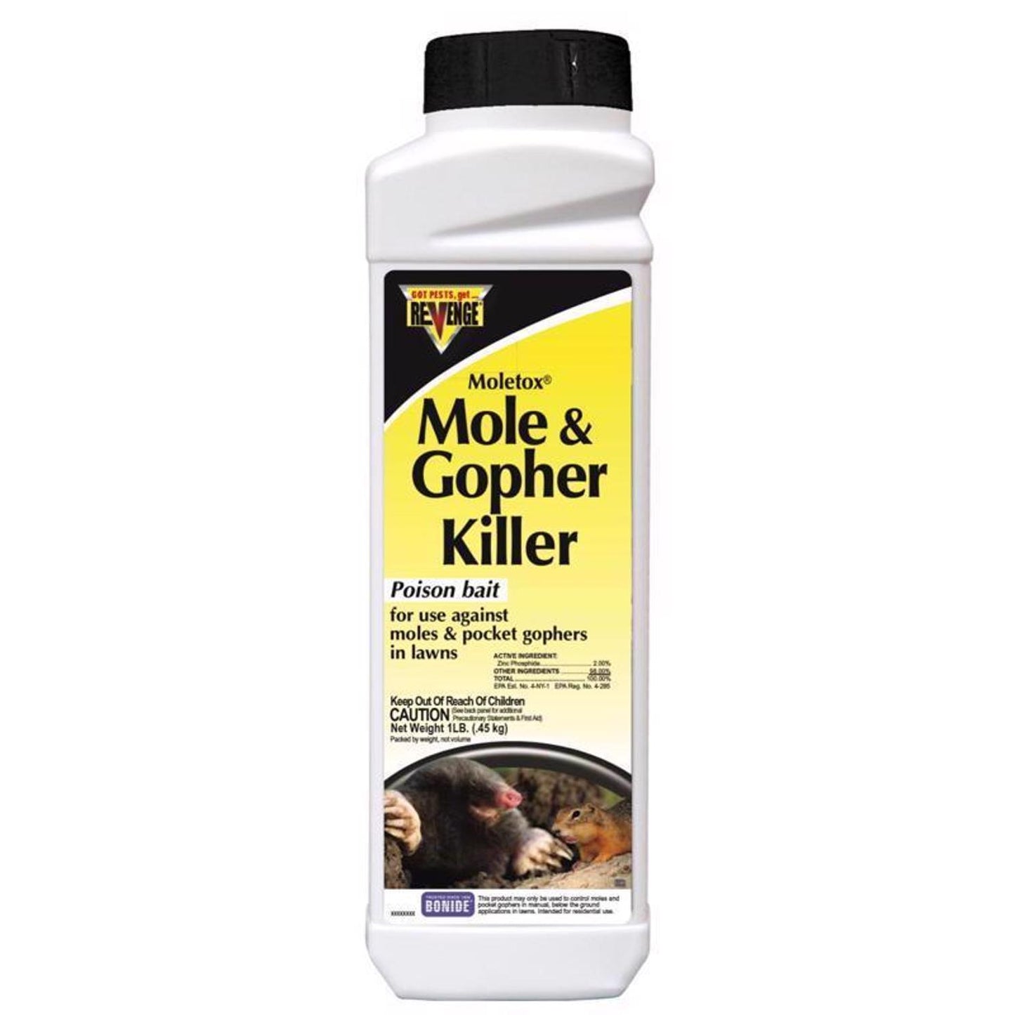  Bonide Moletox II Toxic Bait Granules For Gophers And Moles 1 Lb 1 Pk