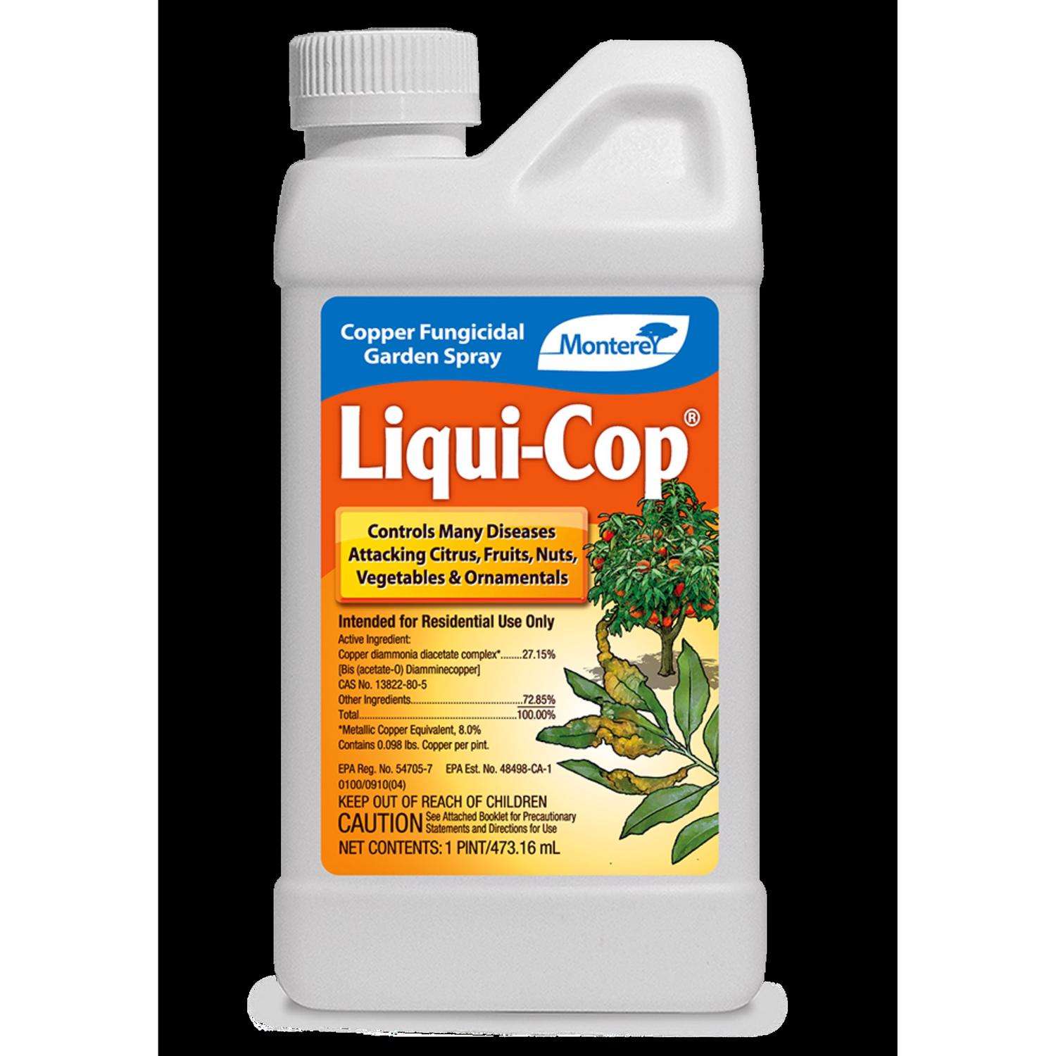  Monterey Liqui-Cop Concentrated Liquid Fungicide 1 Pt