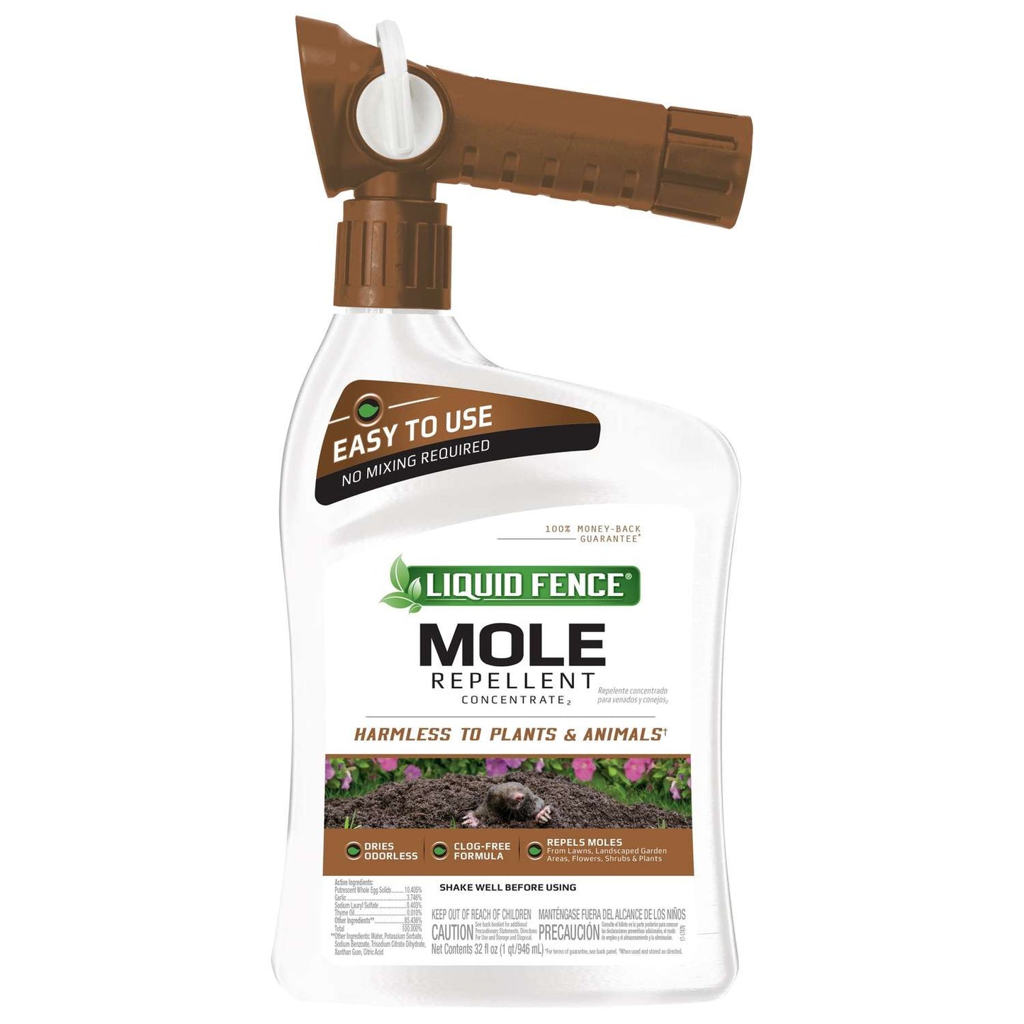  Liquid Fence Animal Repellent Liquid For Moles 32 Oz