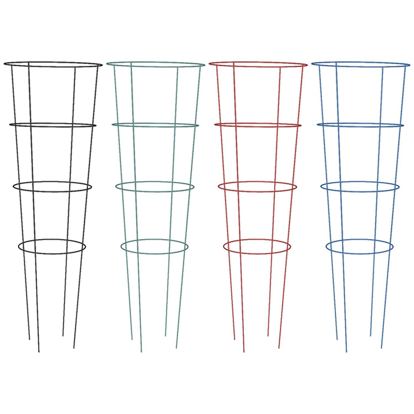  Panacea Vivid 54 In. H X 16 In. W Assorted Steel Tomato Cage