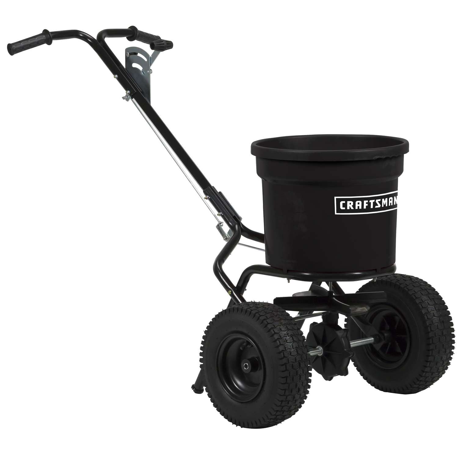  Craftsman 36 In. W Push Spreader For Fertilizer/Ice Melt/Seed 80 Lb