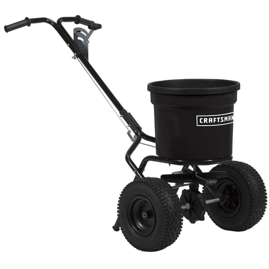  Craftsman 36 In. W Push Spreader For Fertilizer/Ice Melt/Seed 80 Lb